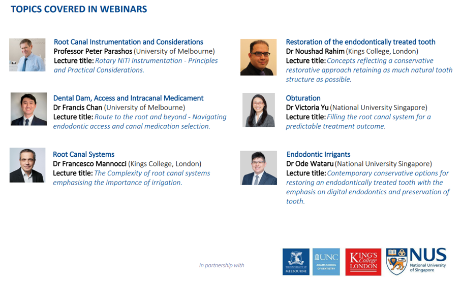 [DentAlliance] DentAlliance Webinars: From Access to Apex; Current Concepts in Contemporary Endodontics