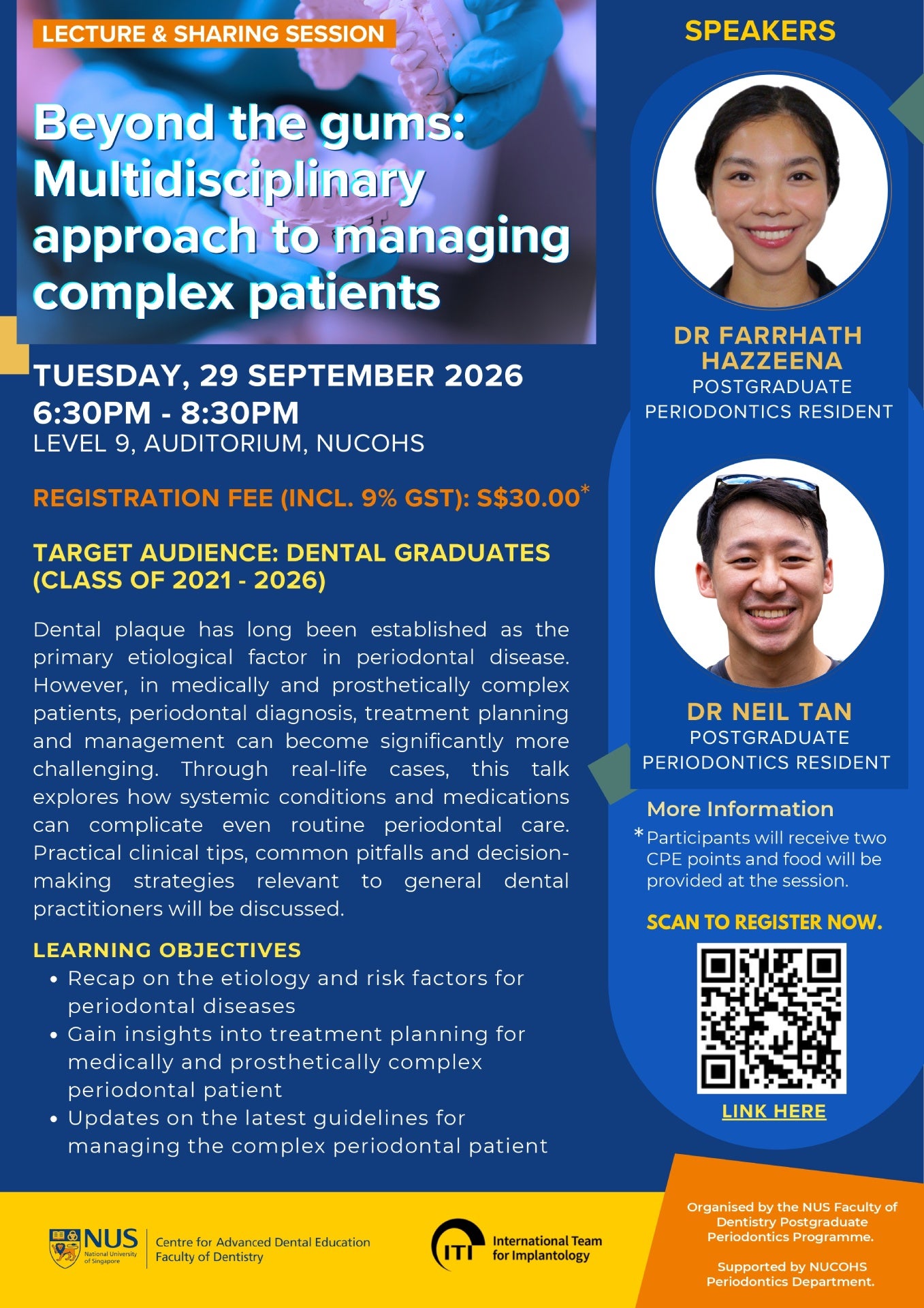 Beyond the gums: Multidisciplinary approach to managing complex patients