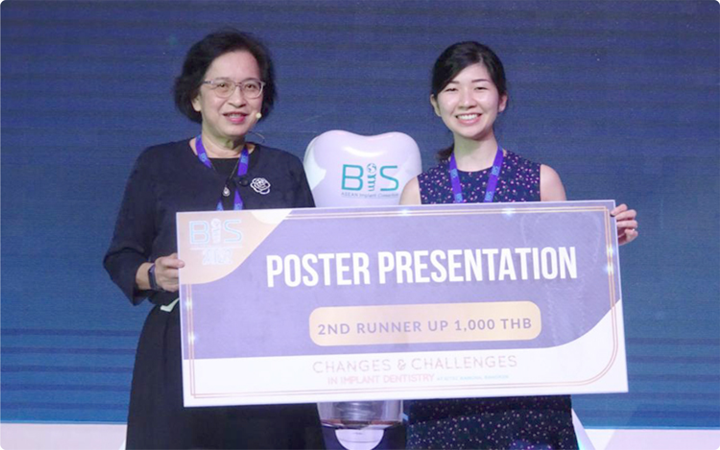 Dr Wan Hui Wei Awarded Second Runner-up for Presentation on Peri-implant Mucositis Treatment