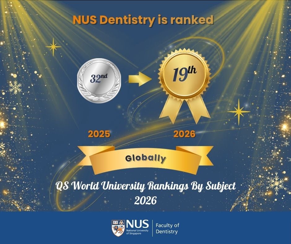 NUS Dentistry Climbs to 19th in QS World University Rankings by Subject