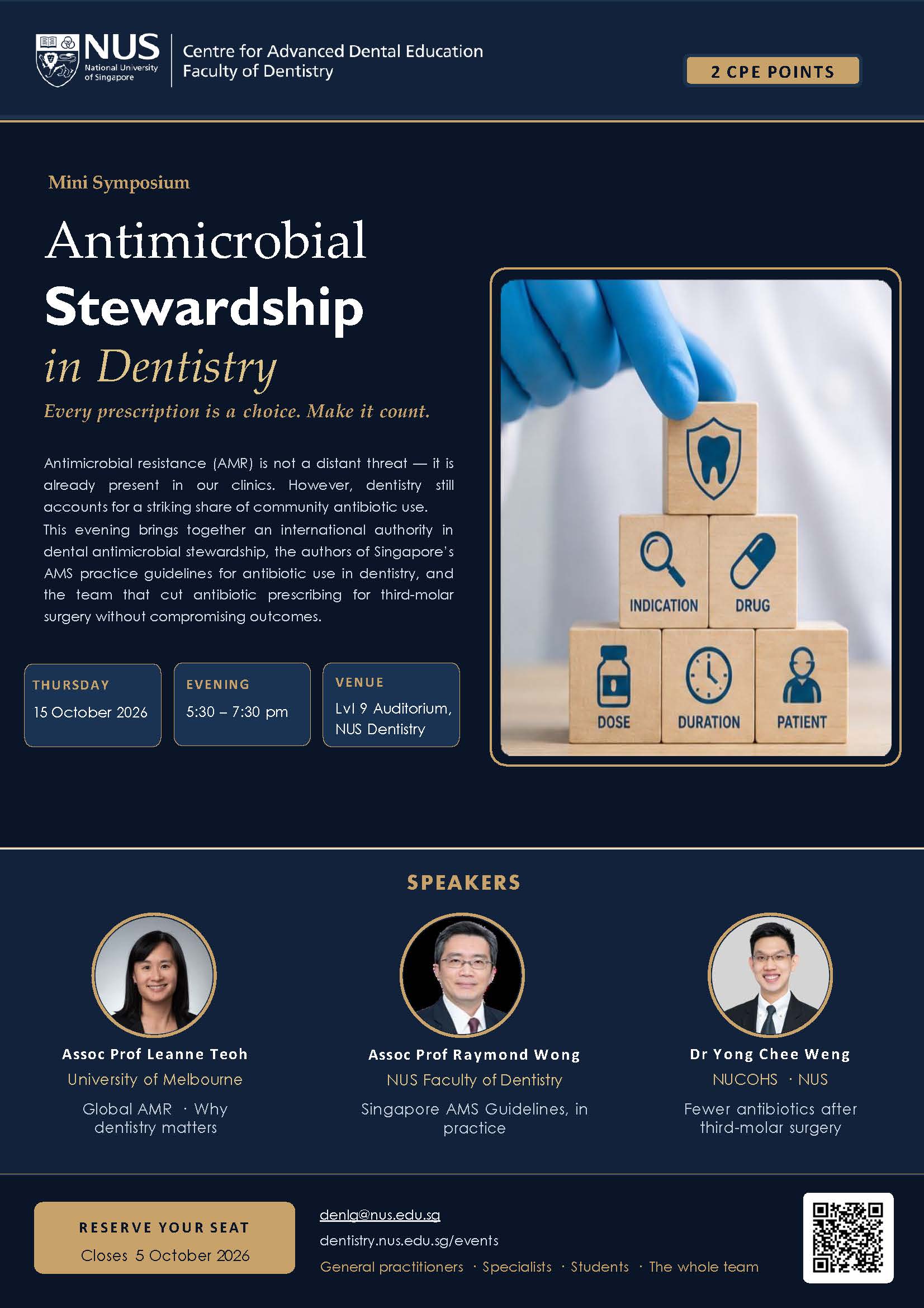 Mini Symposium: Antimicrobial Stewardship in Dentistry
