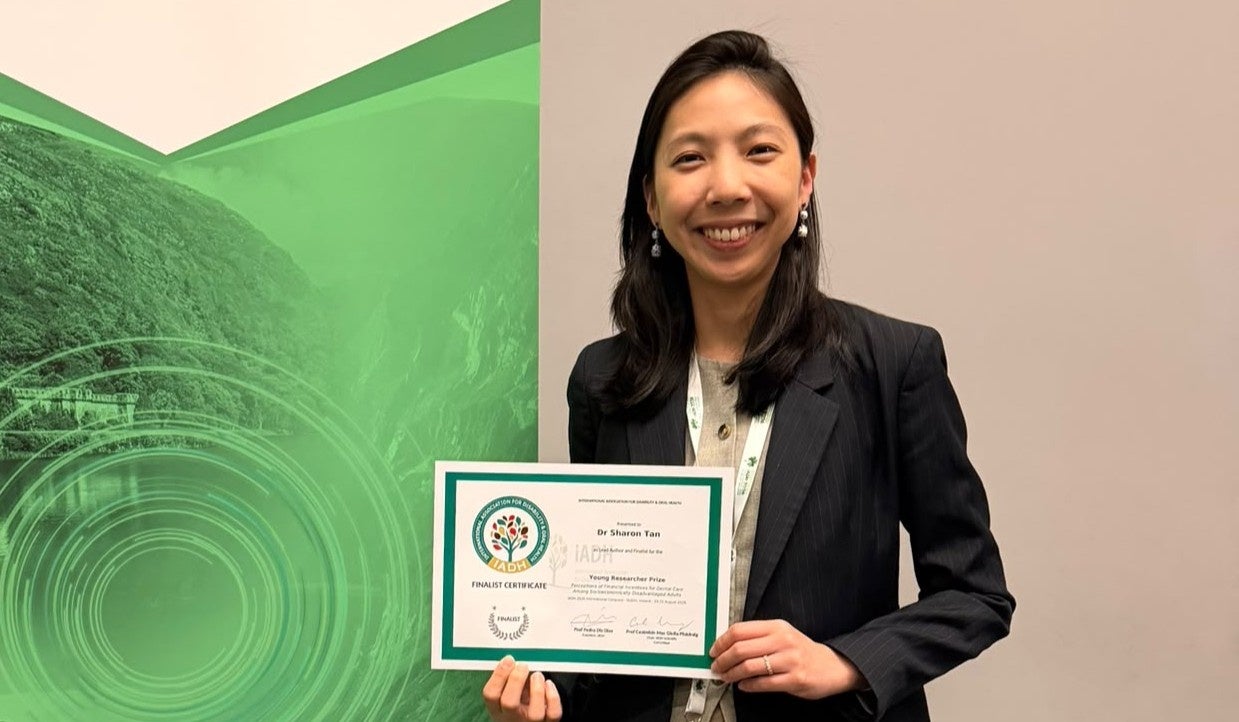 Joint NUS Dentistry-KCL Doctoral Student Receives Two Prestigious International Research Awards