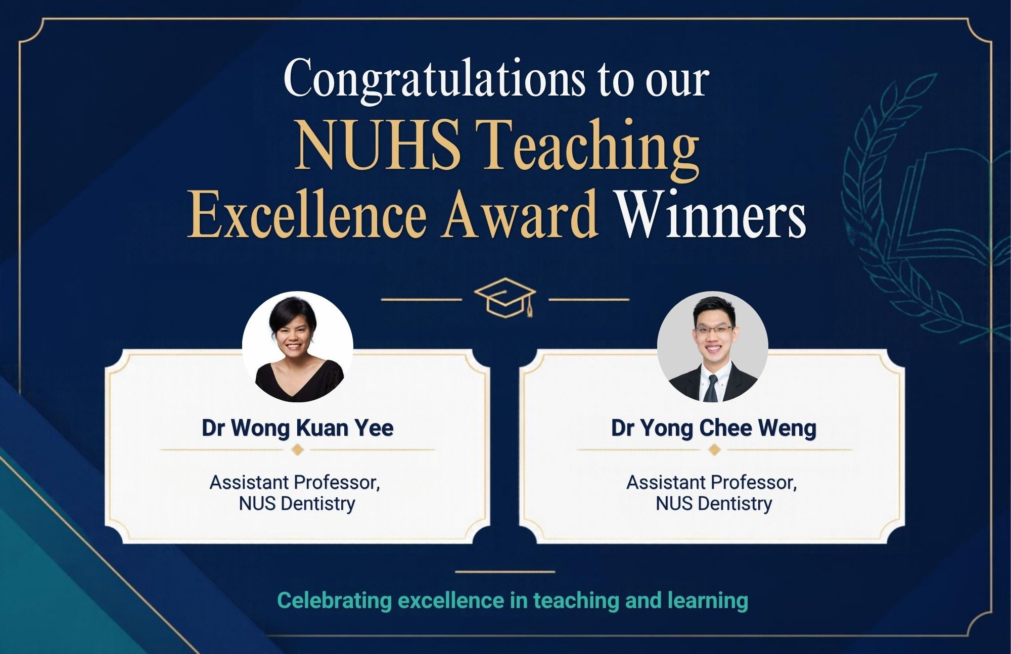 Celebrating Teaching Excellence: NUS Dentistry Educators Honoured at NUHS Educators’ Day 2026